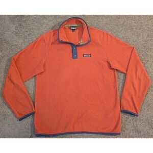 Patagonia Micro D Snap-T Fleece Pullover New Adobe Orange STY 26165 Men's S